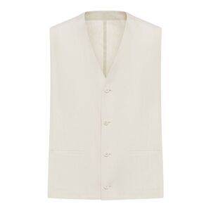 Lardini Men Tailored Linen And Cotton Blend Vest